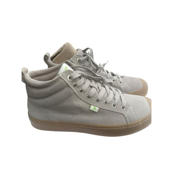 Cariuma OCA High Canvas Sneakers – Stone Gray with Gum Sole (Unisex) M-9/W-10.5 - Picture 4 of 7